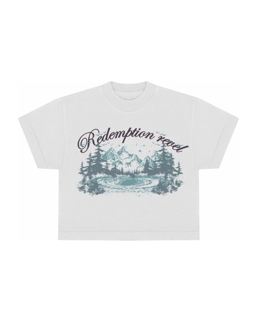 Redemption Revel Mindful Emblem Designer White Tee