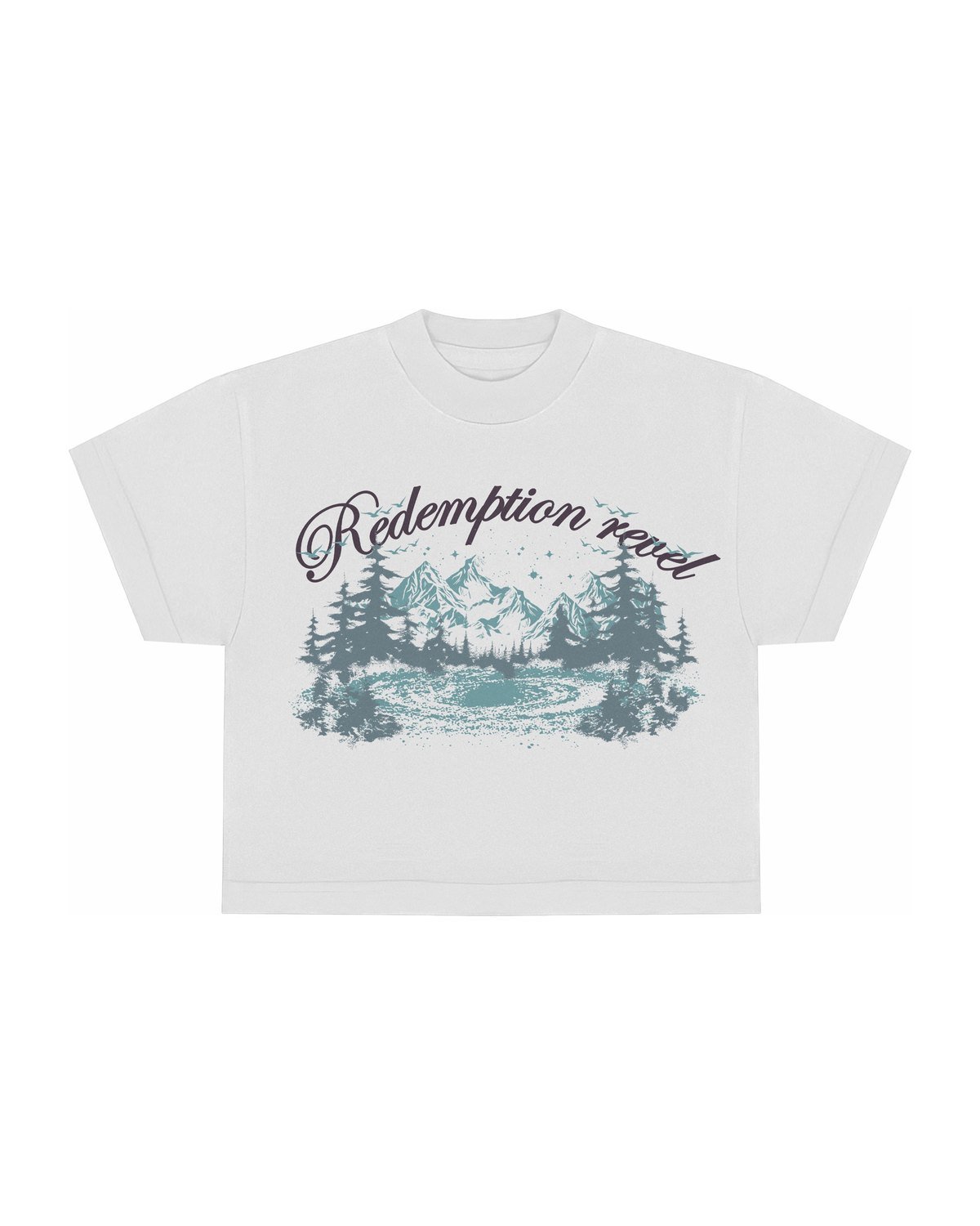 Redemption Revel Mindful Emblem Designer White Tee