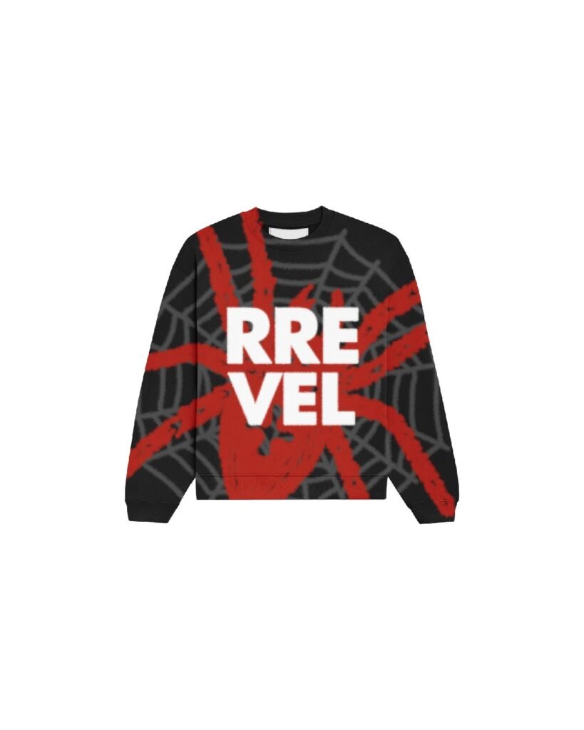 Redemption Revel Impulsive Nogas Black Sweatshirt Spider Front