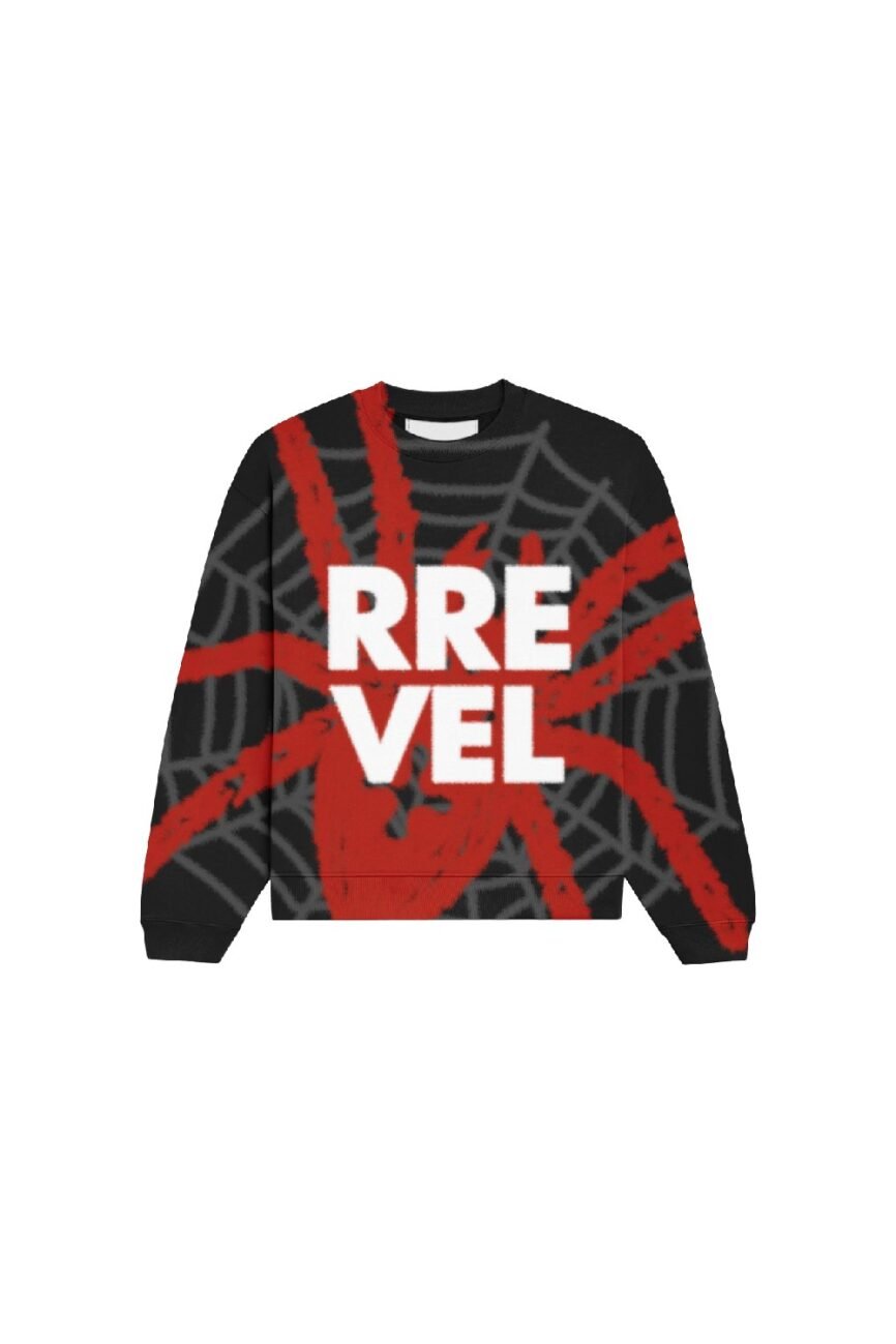 Redemption Revel Impulsive Nogas Black Sweatshirt Spider Front