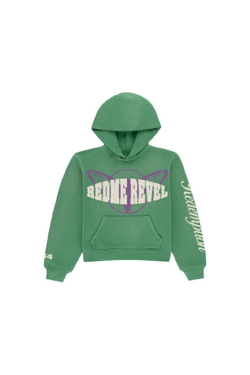 Redemption Revel Bipolar Bliss Green Hoodie Front